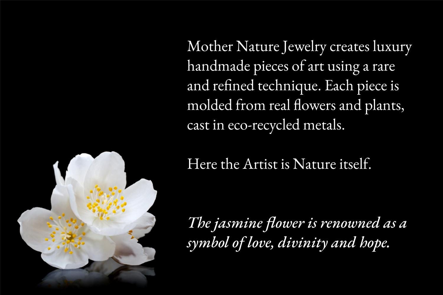 Silver Jasmine Ring, Sterling Silver Jewelry Ring, Gold-Plated Branch Ring, Gift for Her, Birthday Gift for Women, Boho Handmade Jewelry